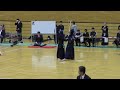 2024年【 三回戦 木庭（東海大熊本星翔）vs 田中（文徳）個人戦 匠の技 】九州高等学校選抜剣道大会 熊本県予選 amazing beautiful swordsman kendo