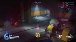 Overwatch headshot only quad feed with widowmaker! {custom game}