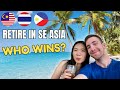 Thailand, Malaysia, or Philippines: Which is BEST? (Cost of Living, Healthcare, Safety, & Lifestyle)