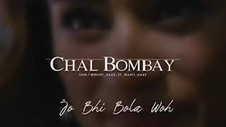 Chal Bombay Meri maa se milata hu song status feat divine