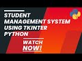 Student Management System using Tkinter Python