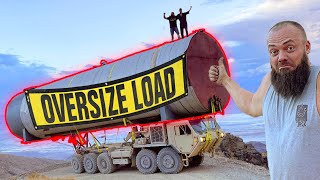 Can This WAY Oversized Load Save The Ghost Town Of Cerro Gordo?