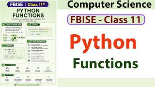 FBISE Arithmetic Operations Using Functions in Python | Class 11 Computer Science