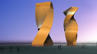 Grasshopper Tutorial Beginner | Rotating Tower Design