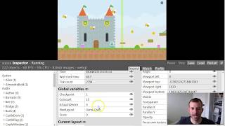 Construct 2 - How to Add Checkpoint Functionality (Platform Example)