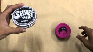 shinergold pomade and uber-man wax