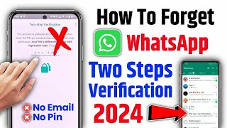 watsapp 2 steps verification in 2024/25