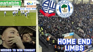 BOLTON LOSE 1-0 ON DERBY DAY VS WIGAN !! BOLTON HAVEN'T BEAT WIGAN FOR 10YRS | BWFC V WAFC