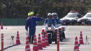 第45回福岡県警察白バイ安全運転競技大会　音声無し