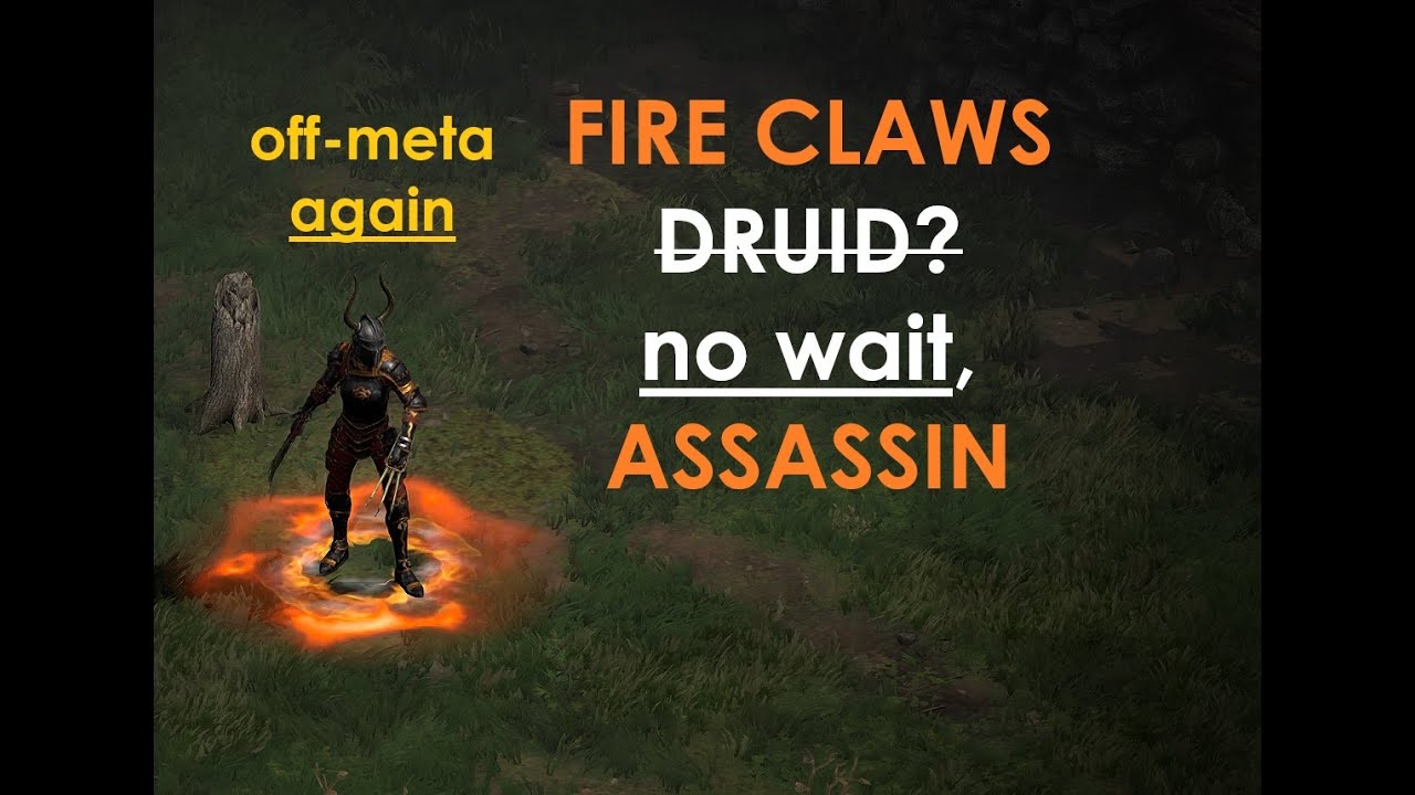 FIRE CLAWS Assassin - D2R Off-Meta Build - YouTube