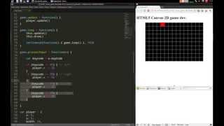 [HTML5 Canvas] game dev. - part 1 (time lapse)