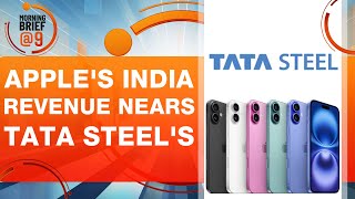 Apple’s Indian Revenue Surge: Close to Tata Steel’s Rs 1.62 Trillion in 2024 | News9