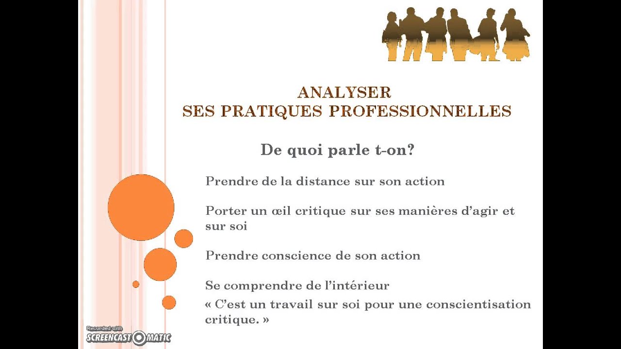 Analyser Ses Pratiques Professionnelles - YouTube