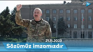 Xankəndidən lentə alınan bu kadrları ilk dəfə görəcəksiniz | SÖZÜMÜZ İMZAMIZDIR - 21.11.2023