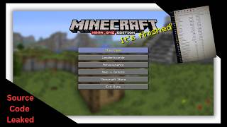 Old Minecraft Console Source Code Leaked?!?!