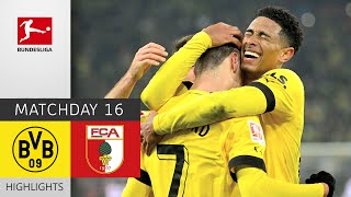 Borussia Dortmund - FC Augsburg 4-3 | Highlights | Matchday 16 – Bundesliga