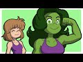 She-Hulk Transformation | Animation | Animated Webcomic | She-Hulk and Cypher