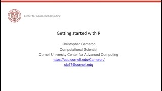 Getting Started with R