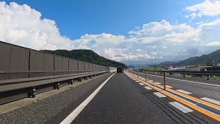 【4K HDR】E29 Japan Tottori Expressway Full-Length Front  View: Tottori IC to Sayo JCT