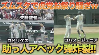 虎の助っ人がヤバすぎる!!ロドリゲスとロハス・ジュニアが二者連続ホームランで一気に同点へ!!【広島東洋カープVS阪神タイガース】