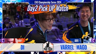 【EVO Championship Series 2024】「Day2 Pick Up Match」DI (キャミィ/C) vs VARREL | MAGO (ジュリ/C)