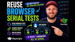 Playwright Reuse Browser Between Tests (Shared Context + Serial)