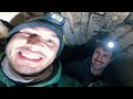 geheimen fluchttunnel im wald mit @rooflesstv gefunden wir stecken fest in unterirdischen gang