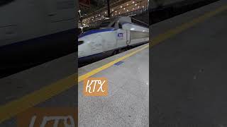 【韓国】 KTX 韓国高速鉄道　入線  KTX train entering platform　 #鉄道  #train