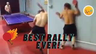 Old men playing Ping Pong | One of the best rallies you will ever watch. GUARANTEED!