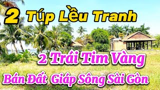 Bán Đất Ven Sông Sài Gòn Có 2 Căn Nhà Gỗ Cách Sân Bay 20km -Trả Giá Là Chủ Bán|bán nhà bình dương