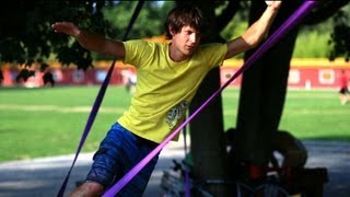 Slackline Tutorial: Surfing a Rodeoline