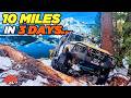 RE-OPENING ABANDONED 4x4 TRACK buried under 10ft of snow!