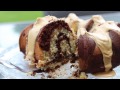 how to make a mocha coffee cake a.k.a. coffee chocolate and vanilla marble cake