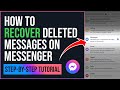 How to Recover Deleted Messages On Facebook Messenger (QUICK TUTORIAL)