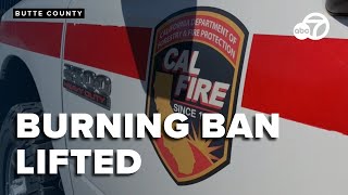 Butte County lifts burn permit suspension; residents must follow safe burning guidelines