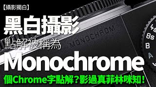 原來很多攝影新人都唔知Chrome點解？點解黑白攝影叫做Monochrome？