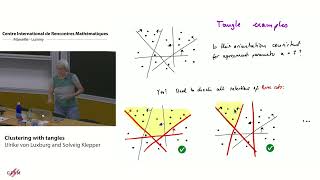 Ulrike von Luxburg and Solveig Klepper: Clustering with tangles