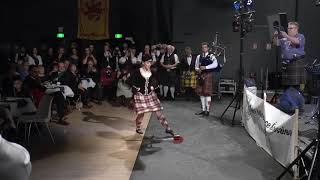 Fanny Aubret NZ style sword dance at St-Michel-sur-orge Burn's Night 2019