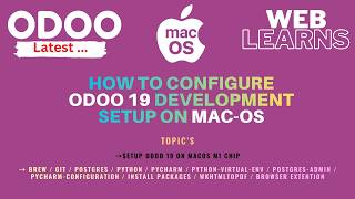 Odoo 19 Development Setup on macOS