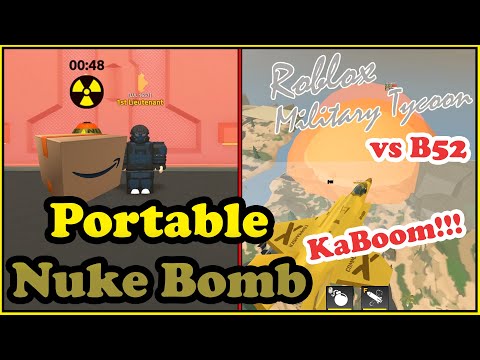 Deployable Nuke Bomb, I can Finally Force Player Out Of Their Base In Military Tycoon Roblox