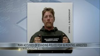 Man accused of evading police for 16 months arrested in Williamson County