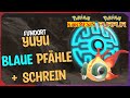 Legendäres Pokemon Yuyu Guide - Fundort Aller Hellblauen Pfähle + Schrein in  Karmesin & Purpur