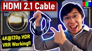 Can A Better HDMI 2.1 Cable Fix Your TV Issues with 4K@120Hz VRR HDR?