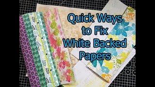 Quick Ways to Fix White Sides of Papers