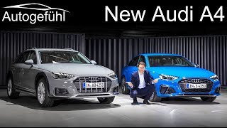 New Audi A4 Facelift Premiere REVIEW S4 sedan vs A4 Avant vs A4 Allroad comparison 2020