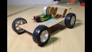 Homemade Dc Motor Car  - Recycled