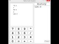 Simple Calculator GUI Project using Turtle in Python