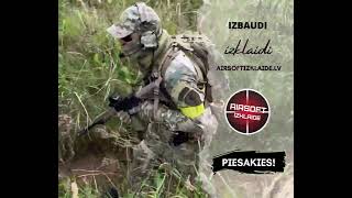 Aktīvā atpūta pašā Latvijas vidū - Airsoft izklaide