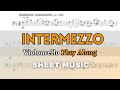 Mascagni - Intermezzo (Cavalleria Rusticana) | Cello Play Along (Sheet Music/Score)