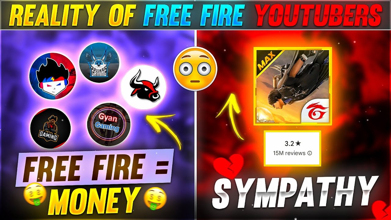 Reality Of Free Fire Youtubers 亞 Garena Free Fire Youtube